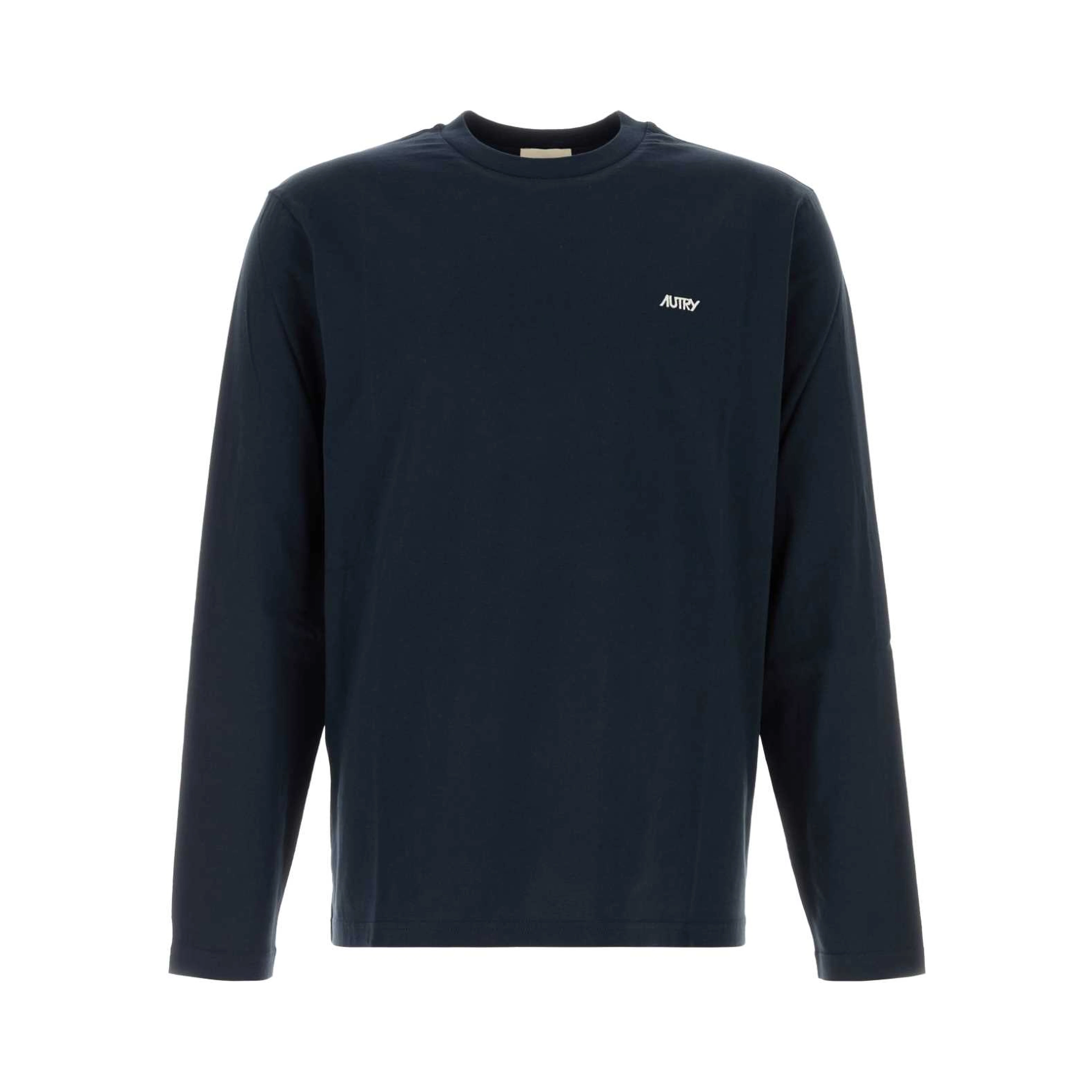 LONG-SLEEVE EMBROIDERED LOGO TEE