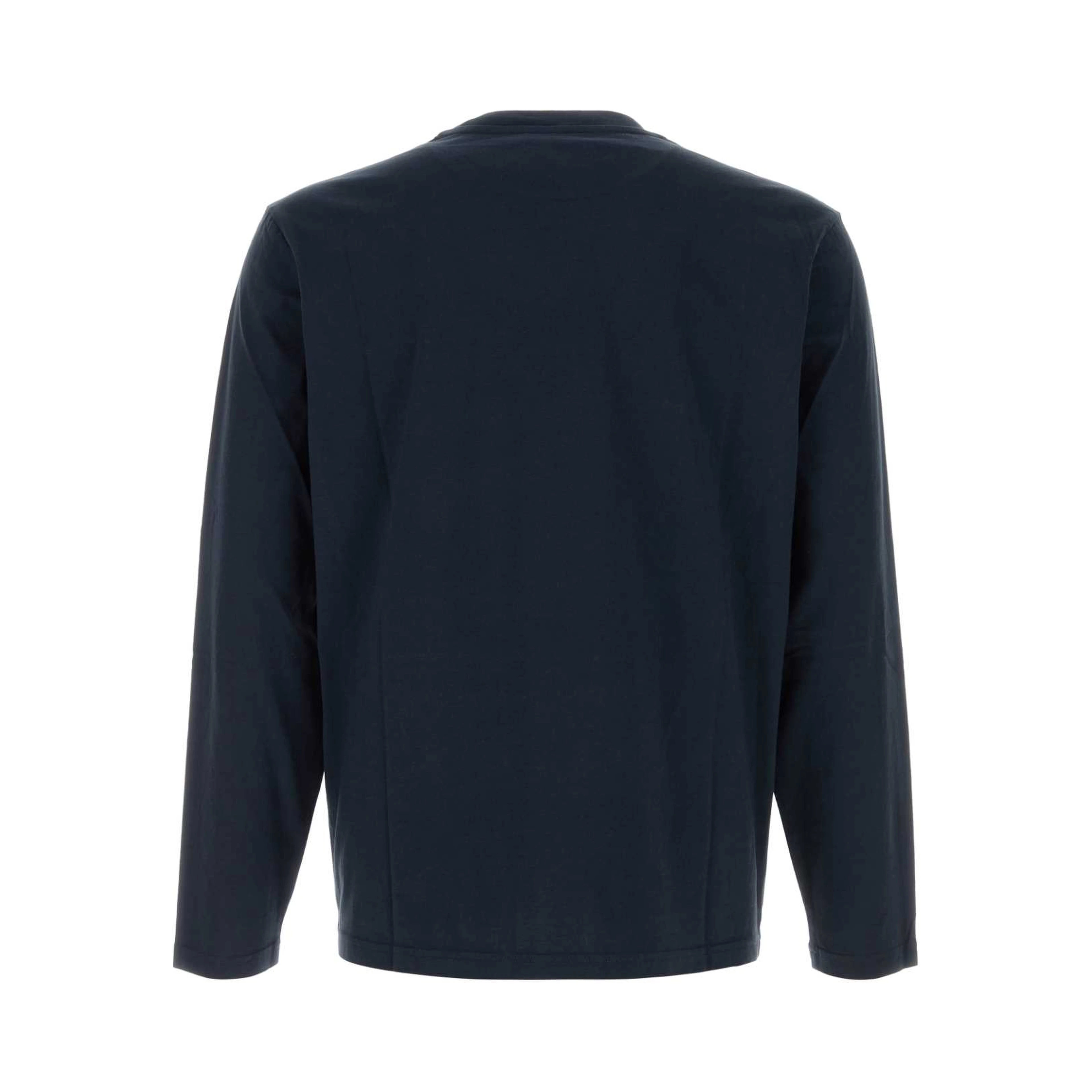 LONG-SLEEVE EMBROIDERED LOGO TEE