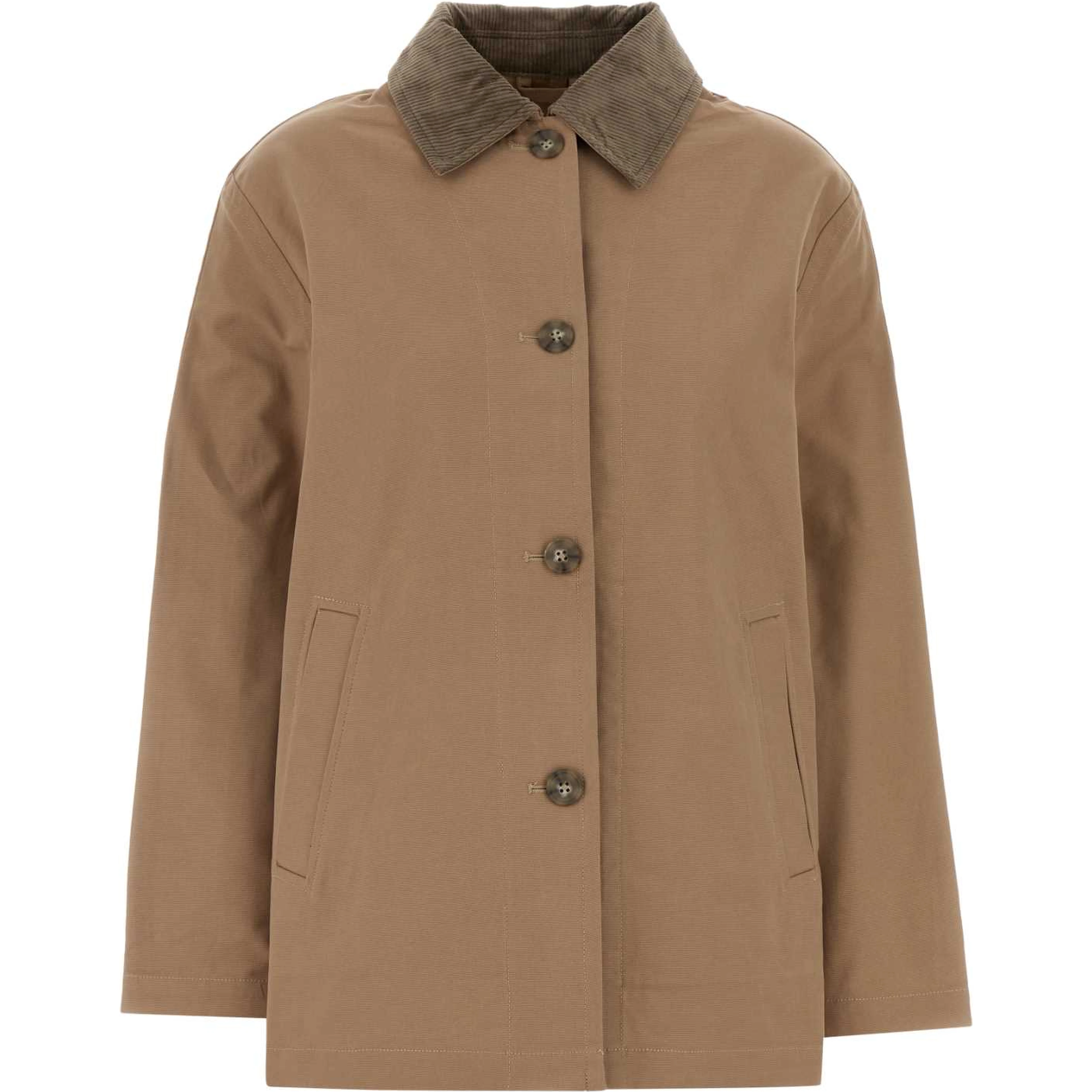 COTTON SHORT MAC COAT
