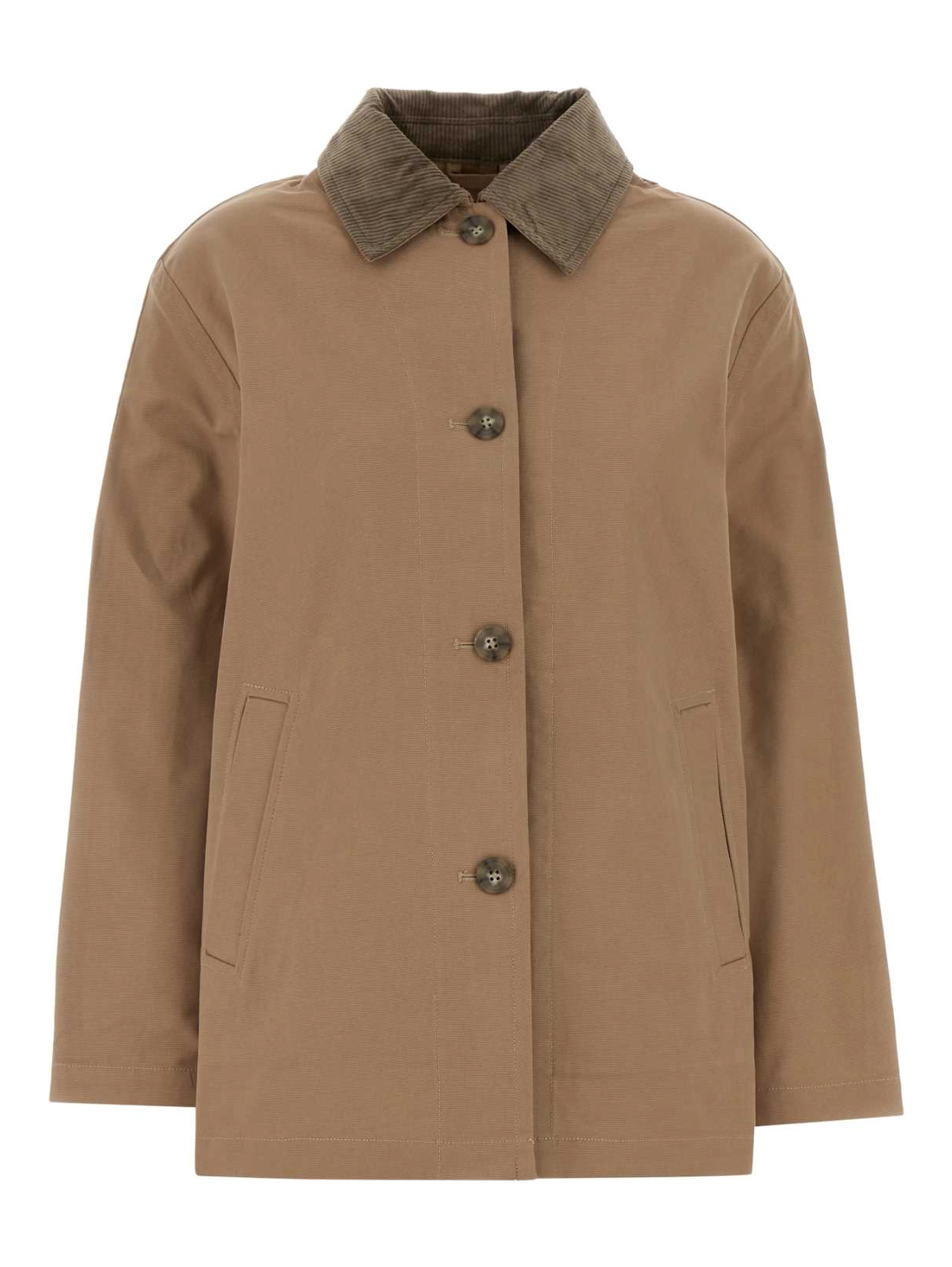 COTTON SHORT MAC COAT