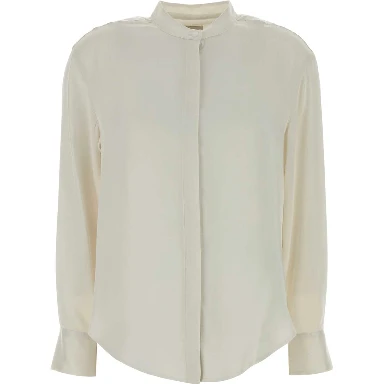 WASHED SATIN RELAXED SHIRT