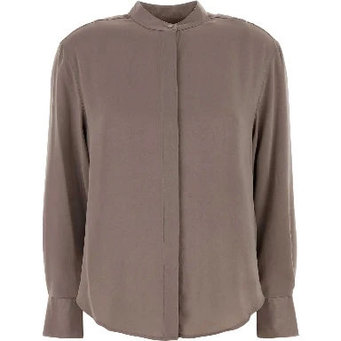 WASHED SATIN RELAXED SHIRT