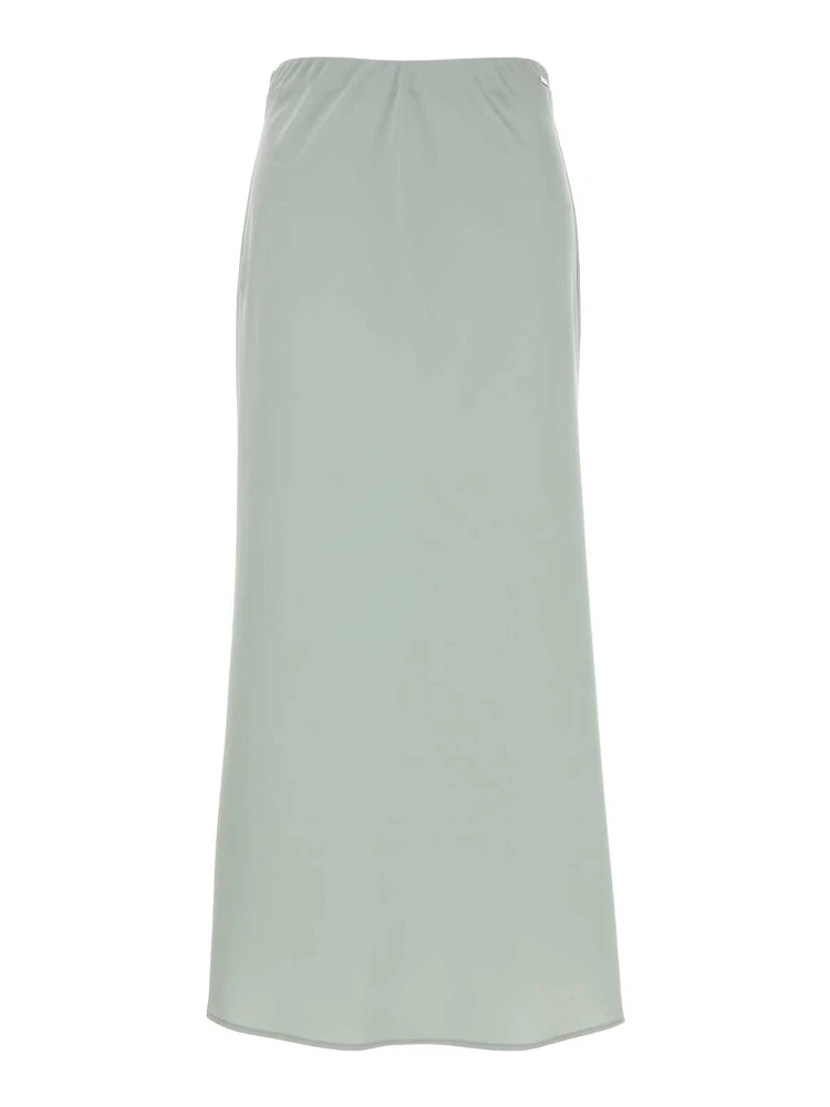 SHINE SATIN MAXI SKIRT