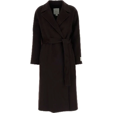 CLASSIC DF WOOL WRAP COAT