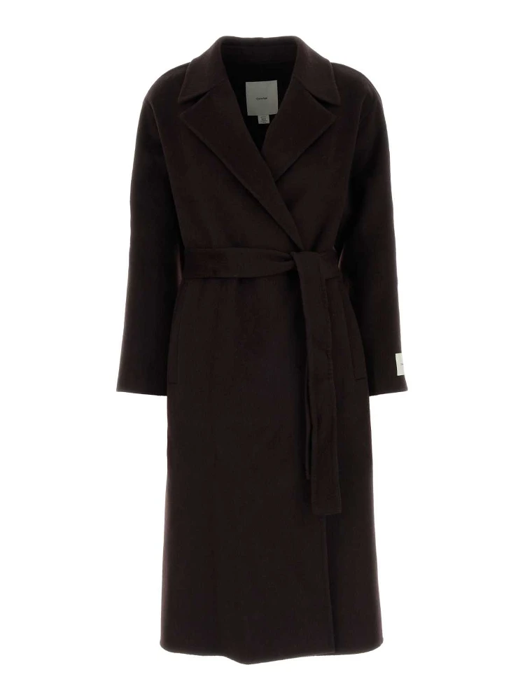 CLASSIC DF WOOL WRAP COAT