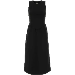 SL INTERLOCK CREW NK FLARE MIDI