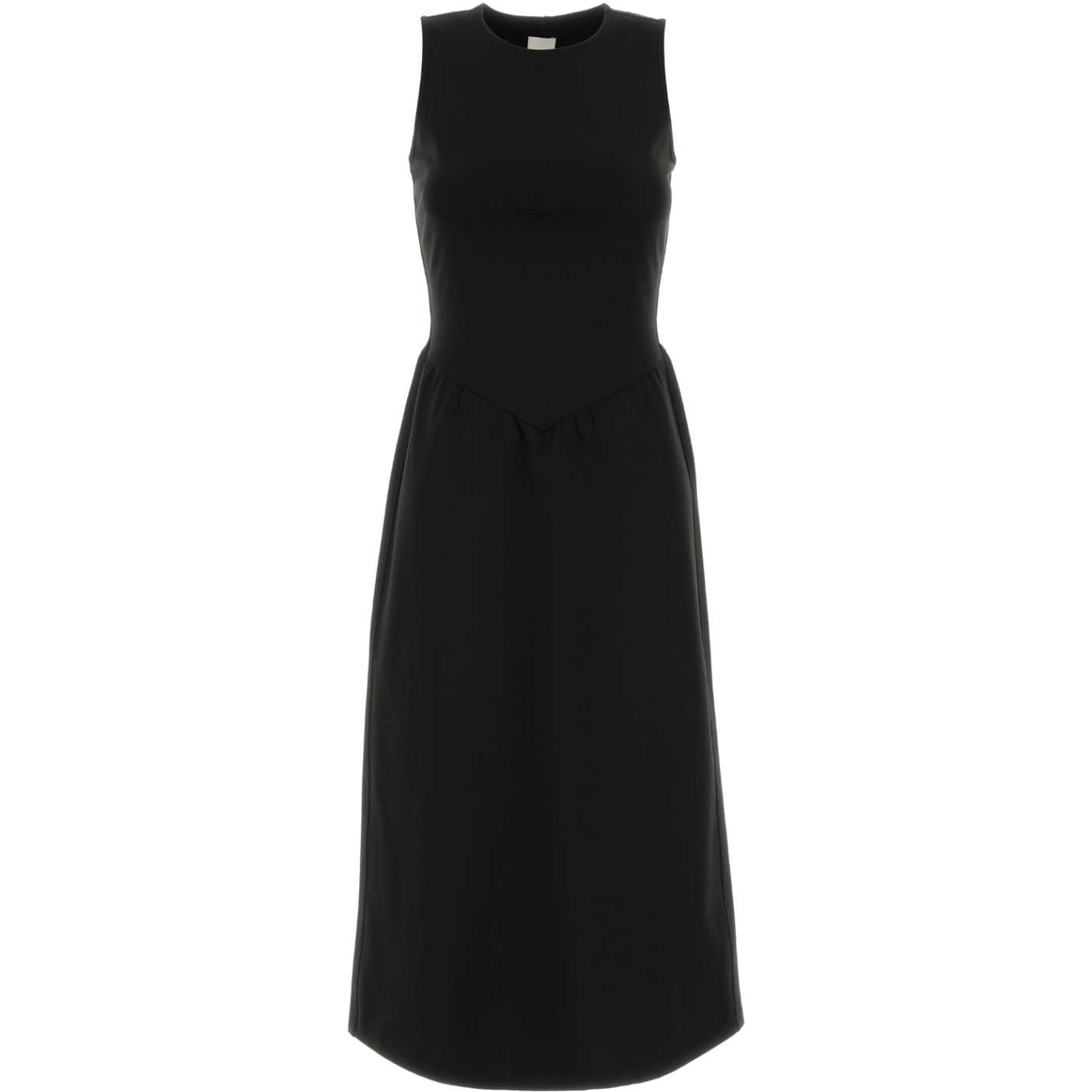 SL INTERLOCK CREW NK FLARE MIDI
