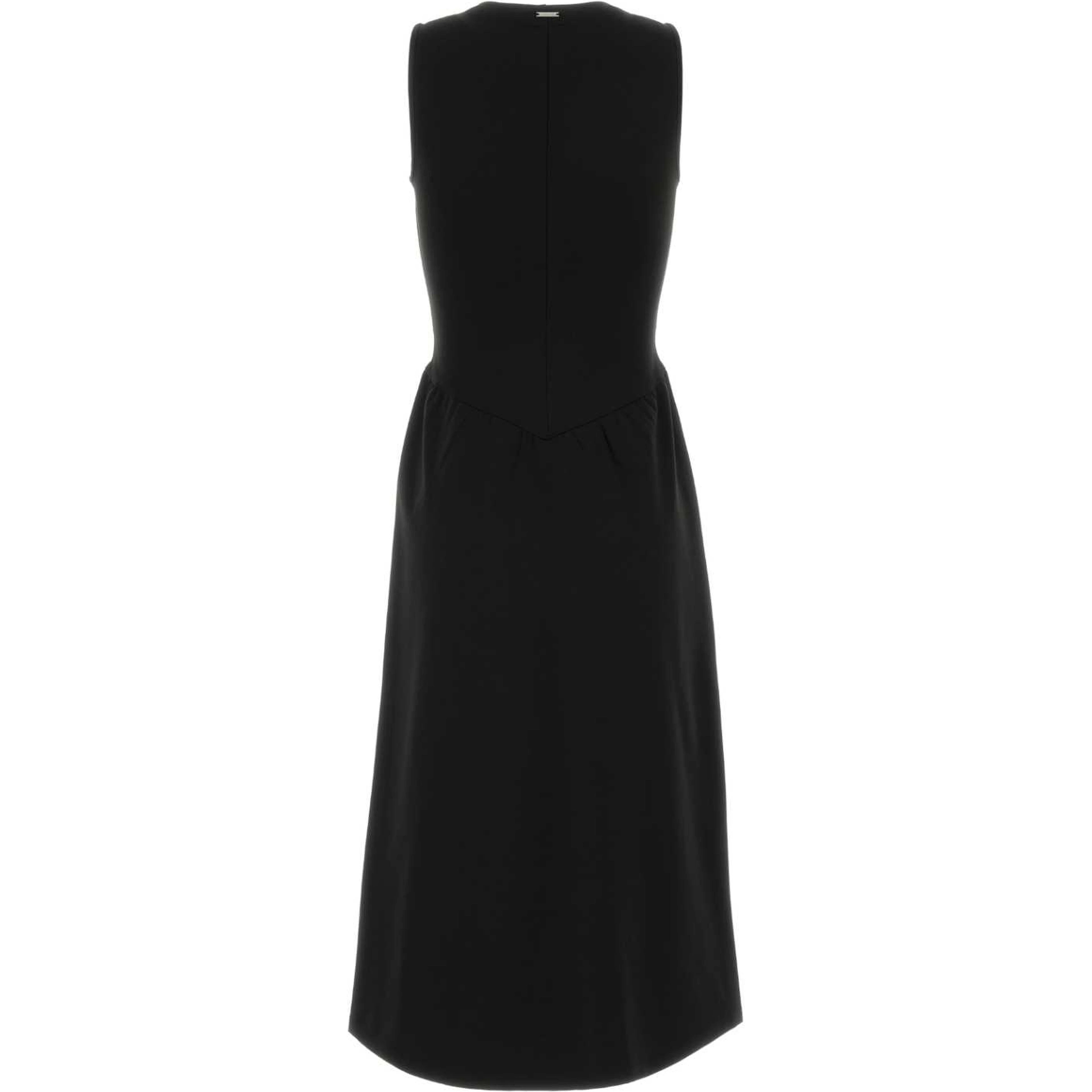 SL INTERLOCK CREW NK FLARE MIDI