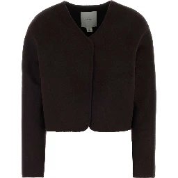 SHORT DF WOOL CARDIGAN JACKET