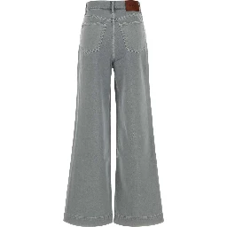 RIB CAGE WIDE LEG SOFT GREY