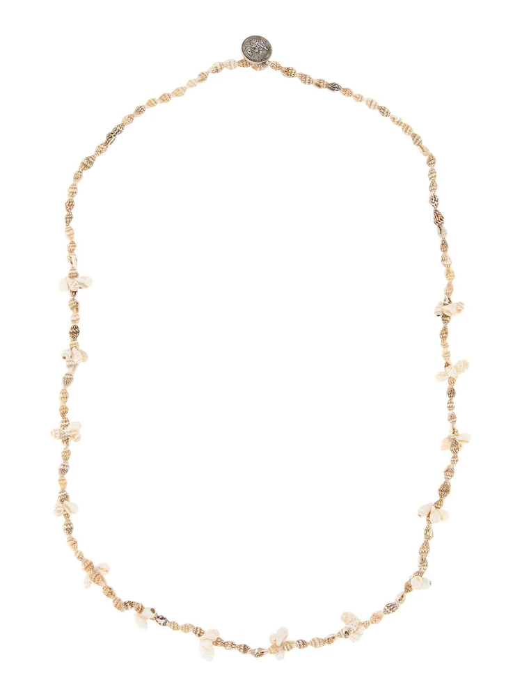 MONGO SHELL NECKLACE WHITE A