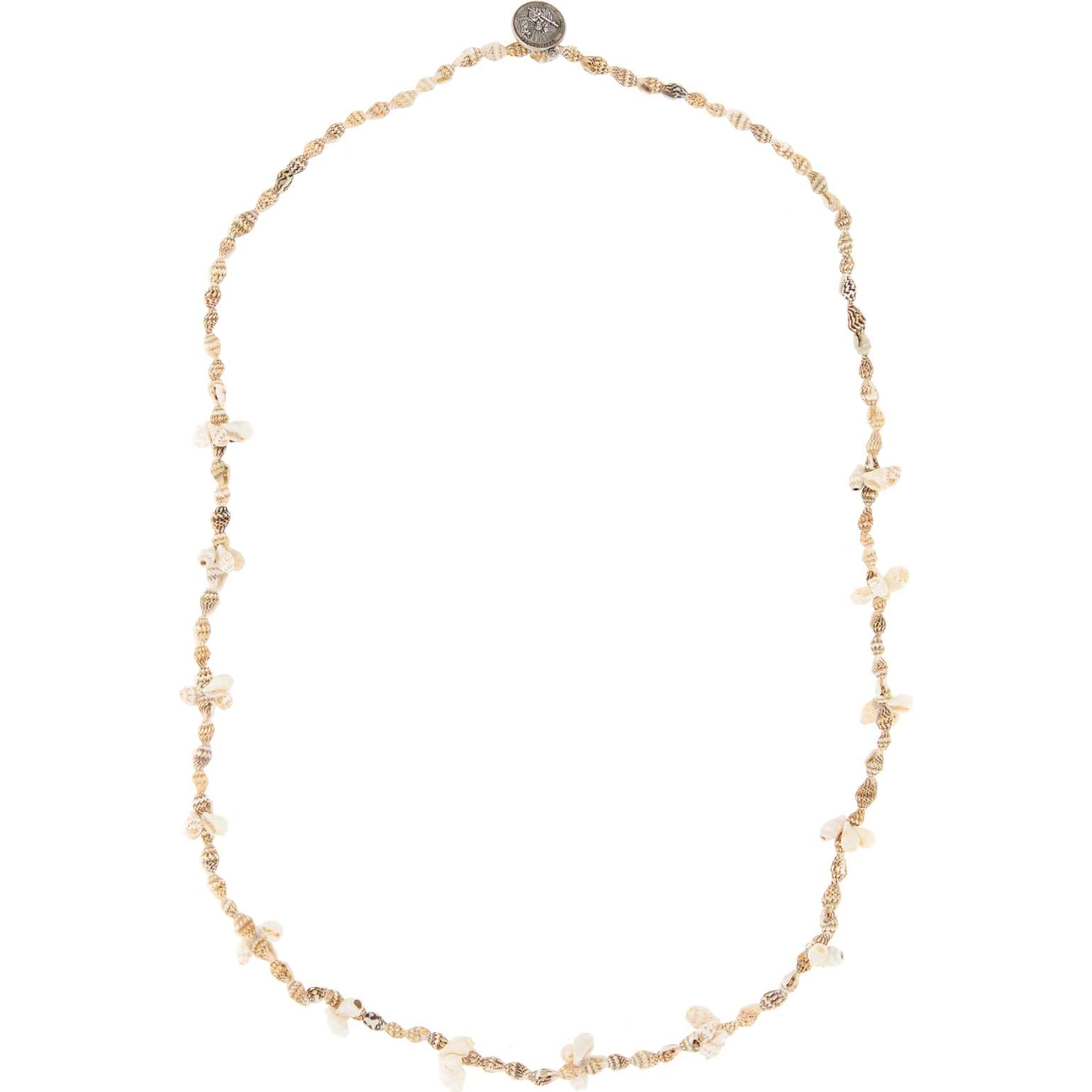 MONGO SHELL NECKLACE WHITE A