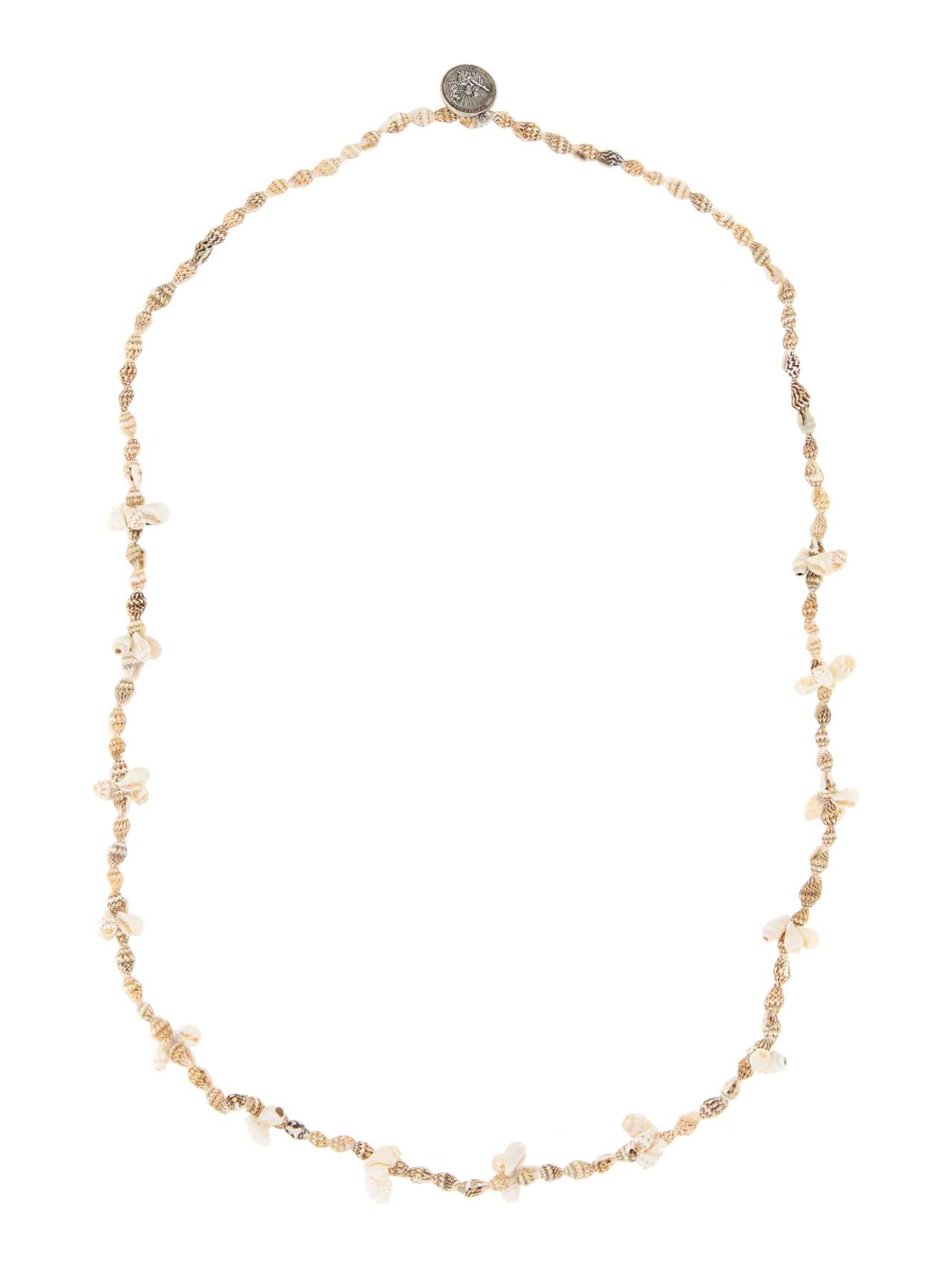 MONGO SHELL NECKLACE WHITE A