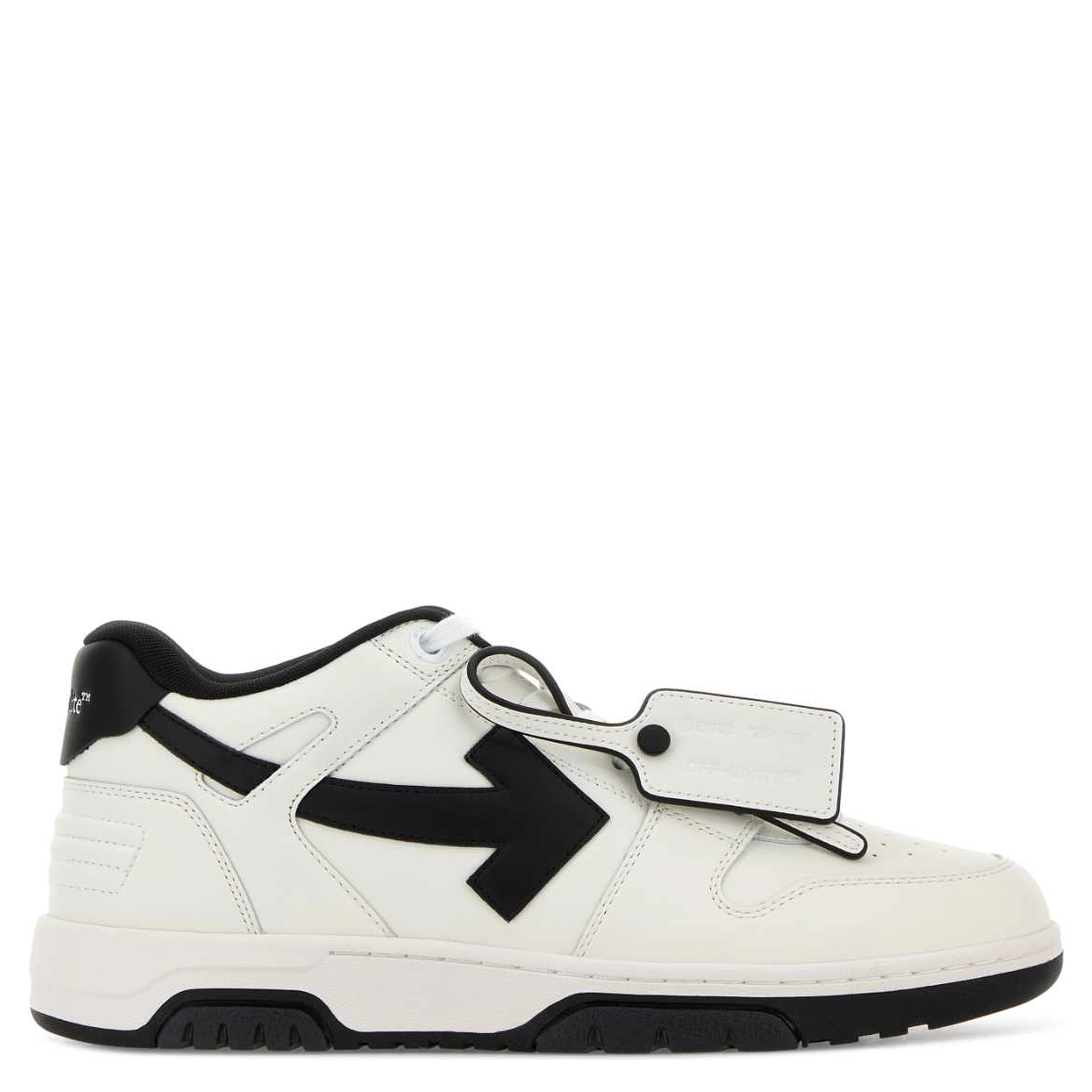 OUT OF OFFICE CALF LEATHER WHITE - BLACK