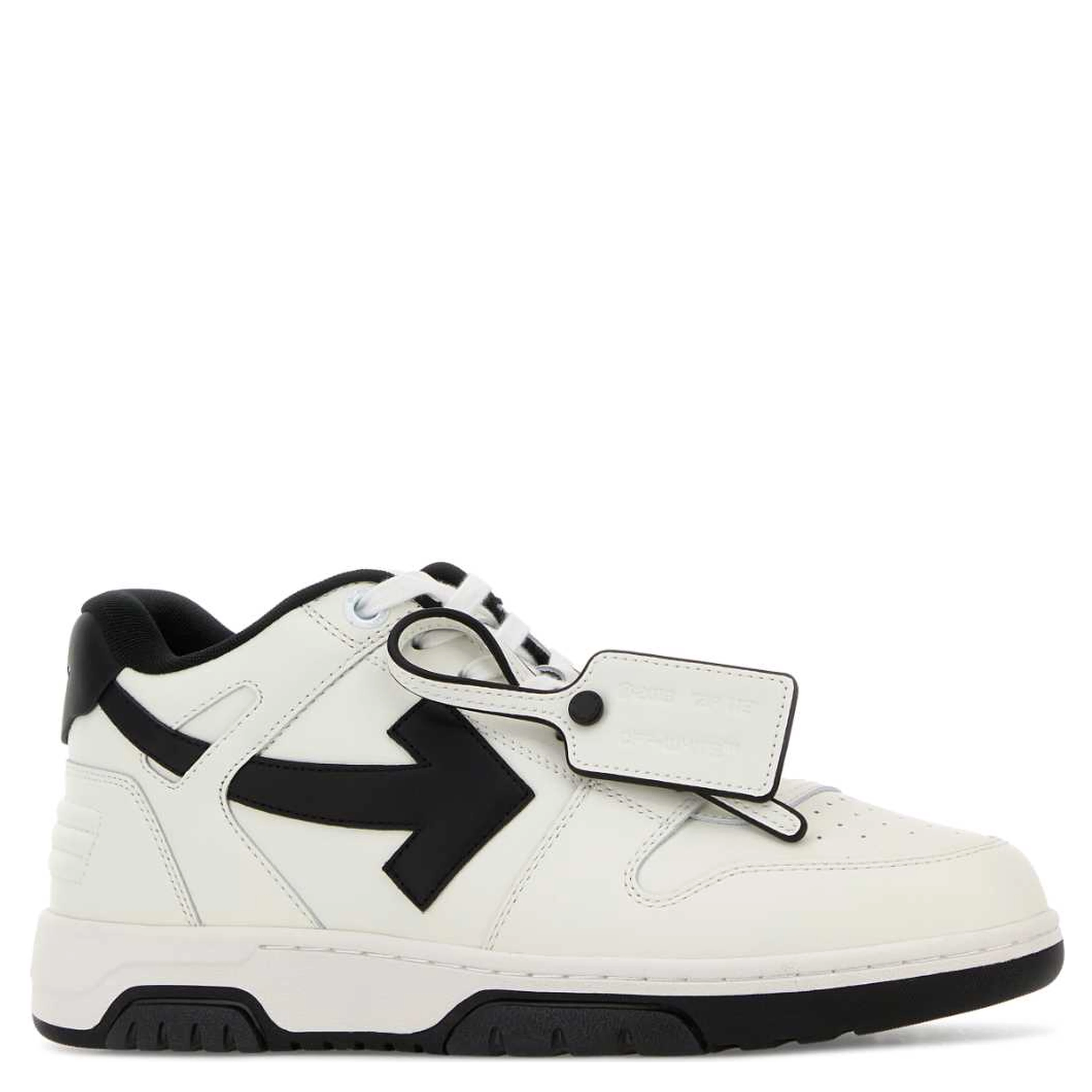 OUT OF OFFICE CALF LEATHER WHITE - BLACK