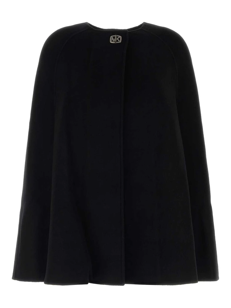 TURN LOCK WOOL CAPE