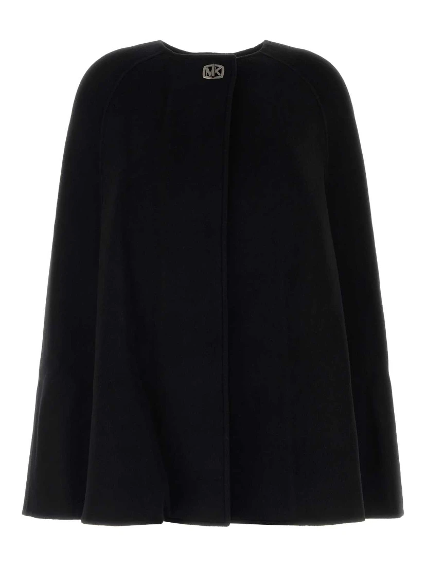 TURN LOCK WOOL CAPE