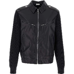 PADDED LEATHER JACKET