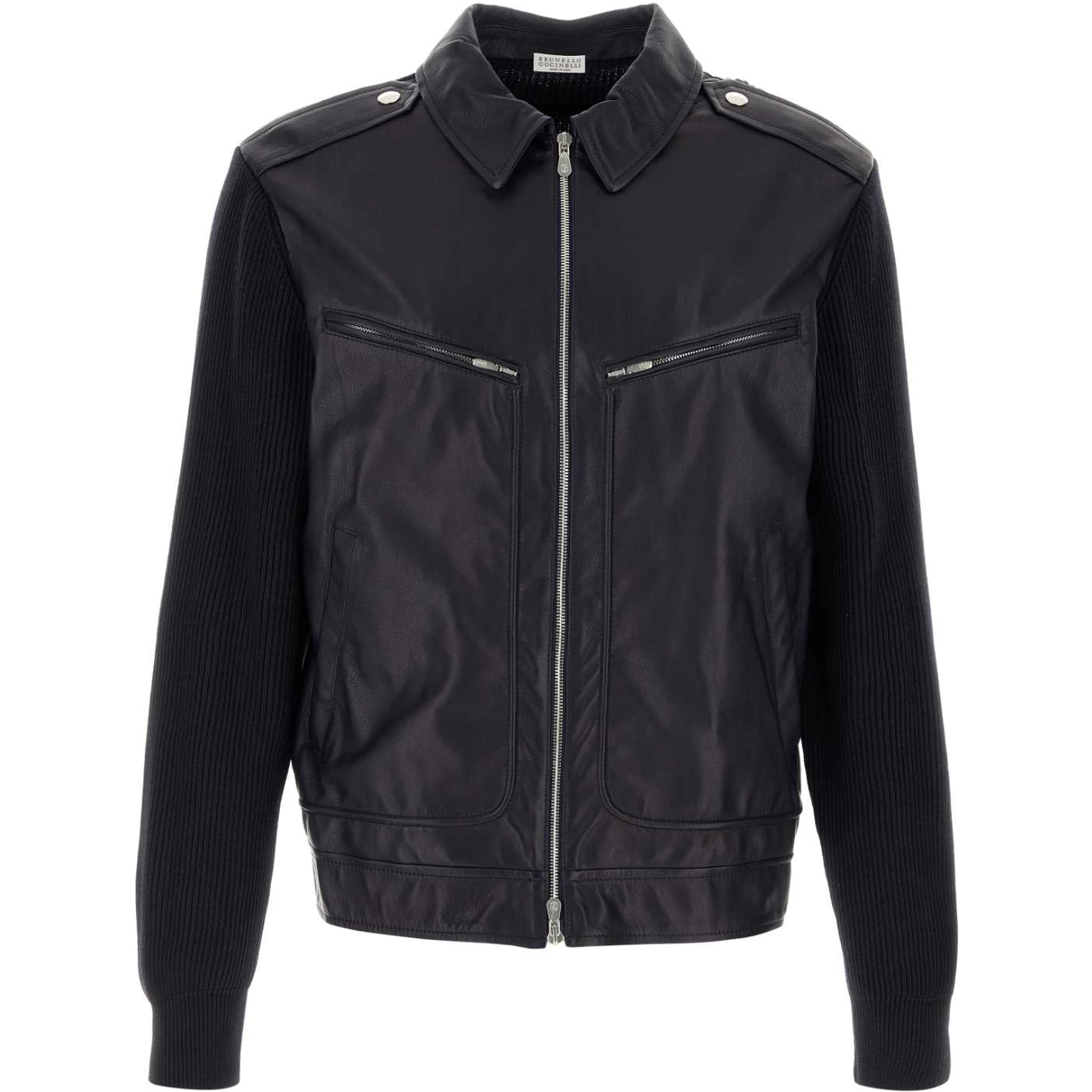 PADDED LEATHER JACKET