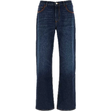STRAIGHT LEG DENIM TROUSER