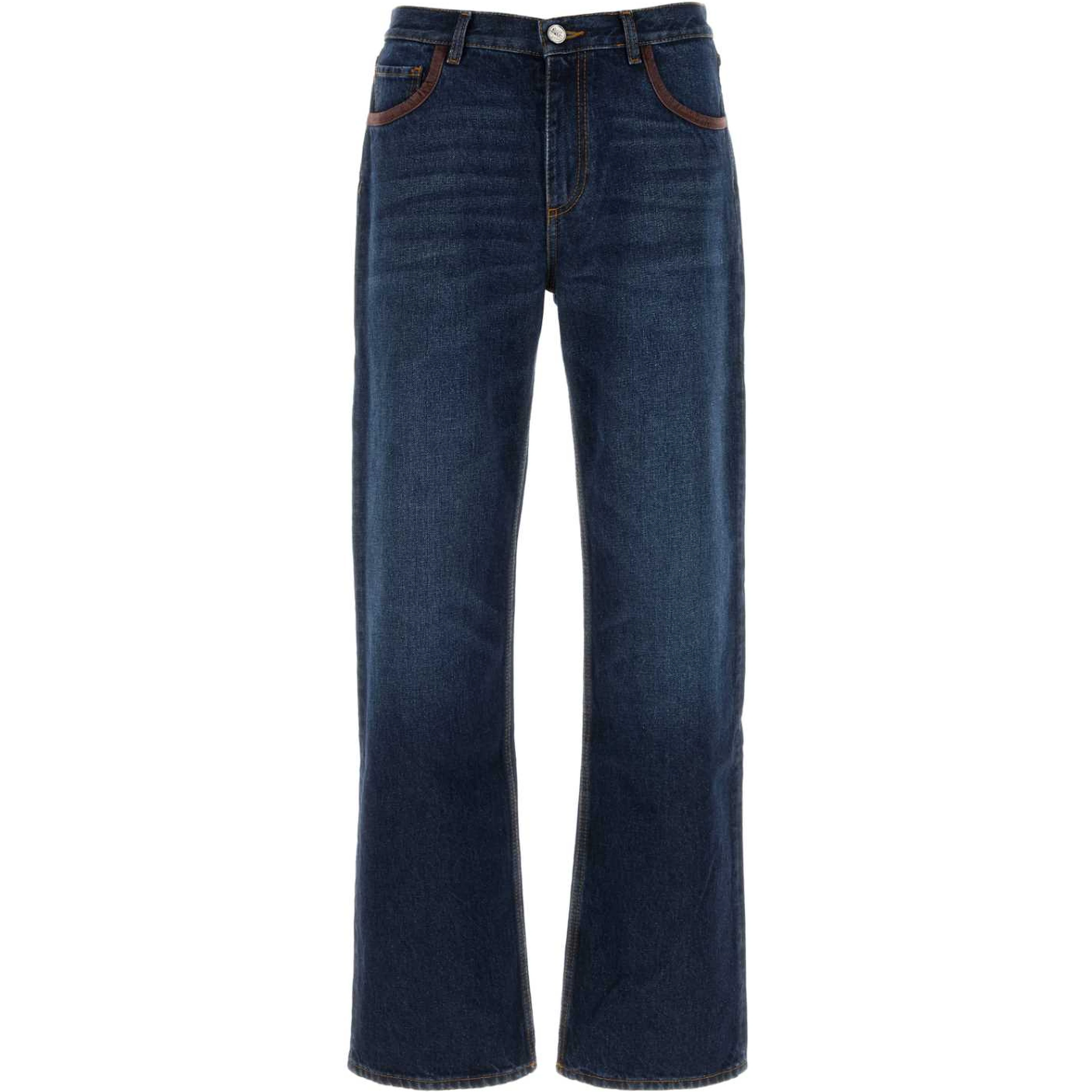 STRAIGHT LEG DENIM TROUSER