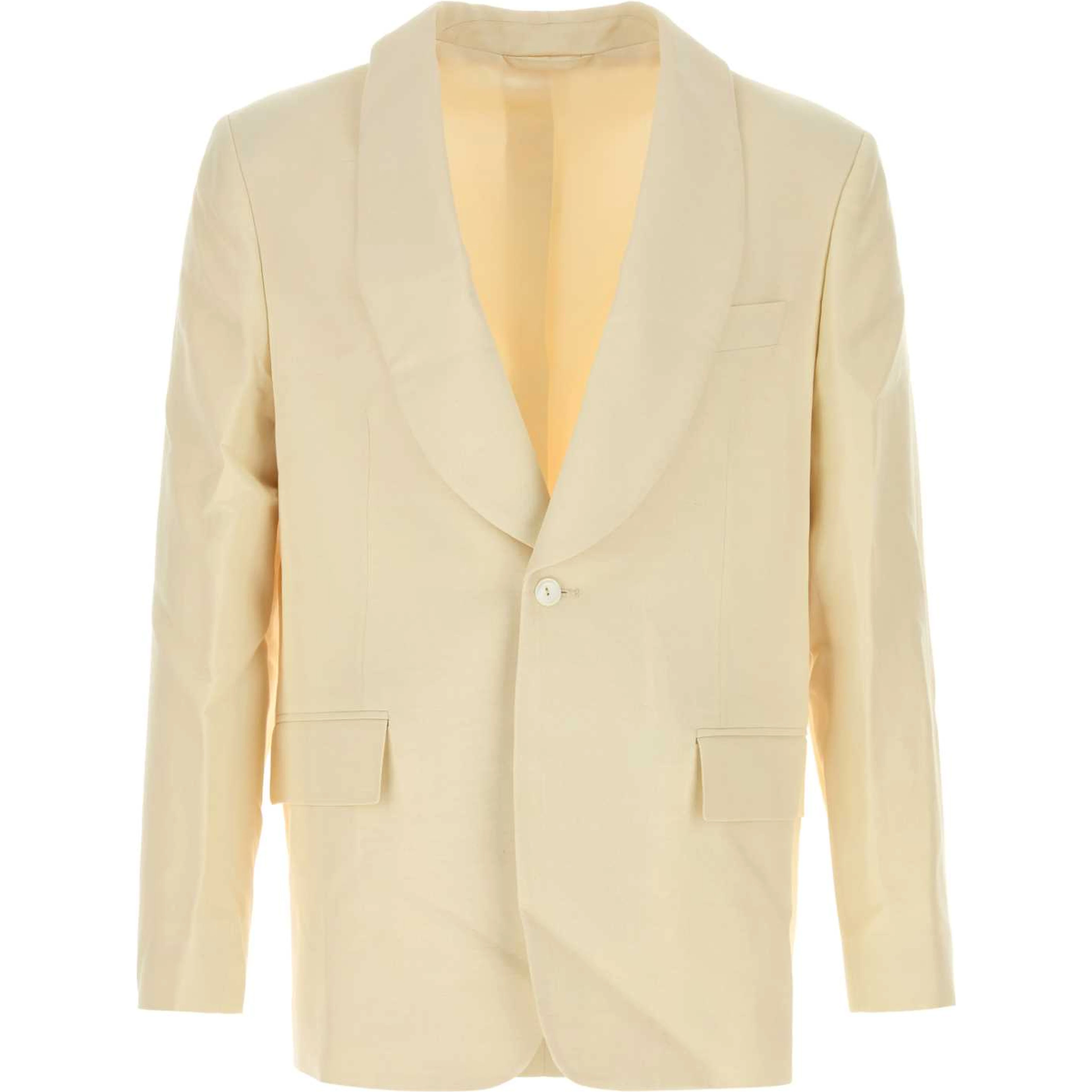 SLUB WEAVE TUXEDO JACKET