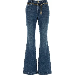 FLARE JEAN W/ CHAIN BELT
