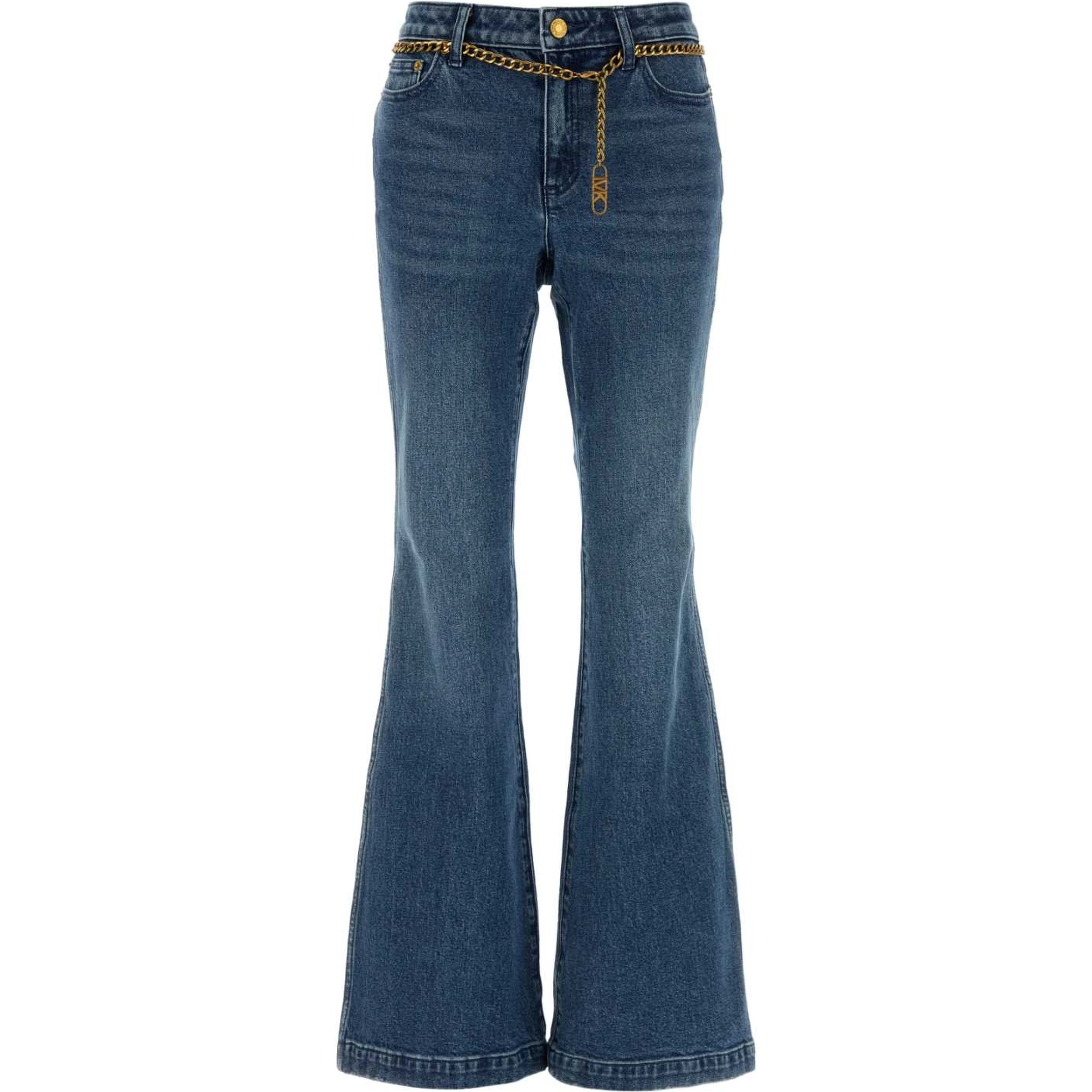 FLARE JEAN W/ CHAIN BELT