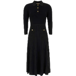 POLO FLARE MIDI DRESS