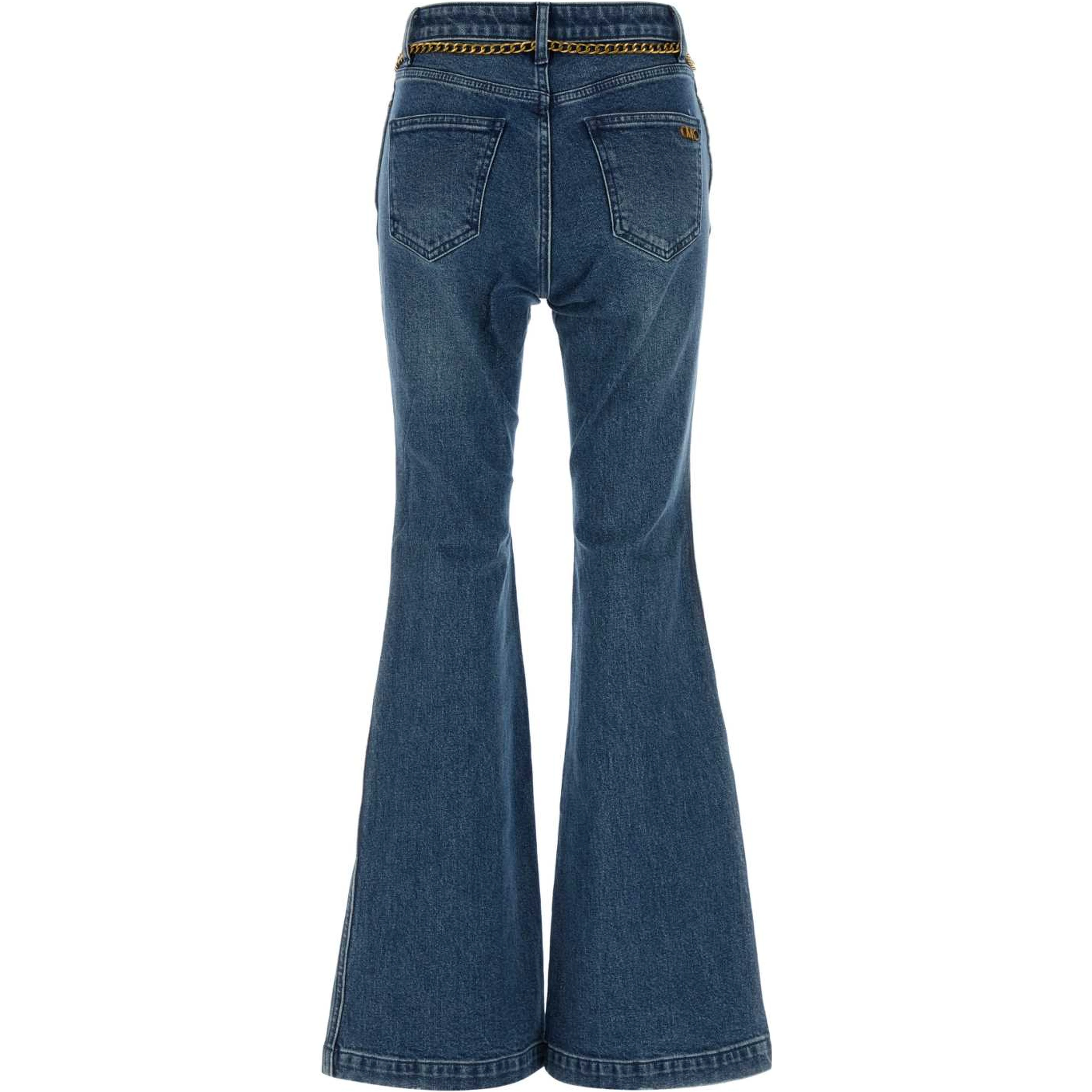 FLARE JEAN W/ CHAIN BELT