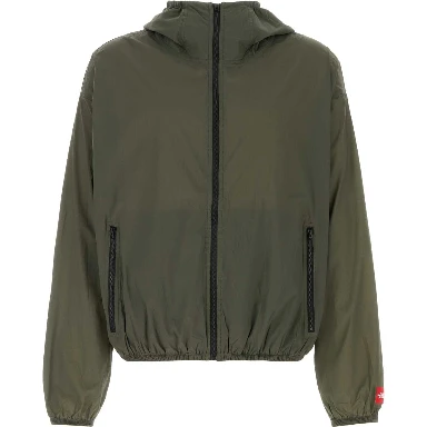 M TNF Red Box Packable Hooded Wind Jacke NEW TAUPE