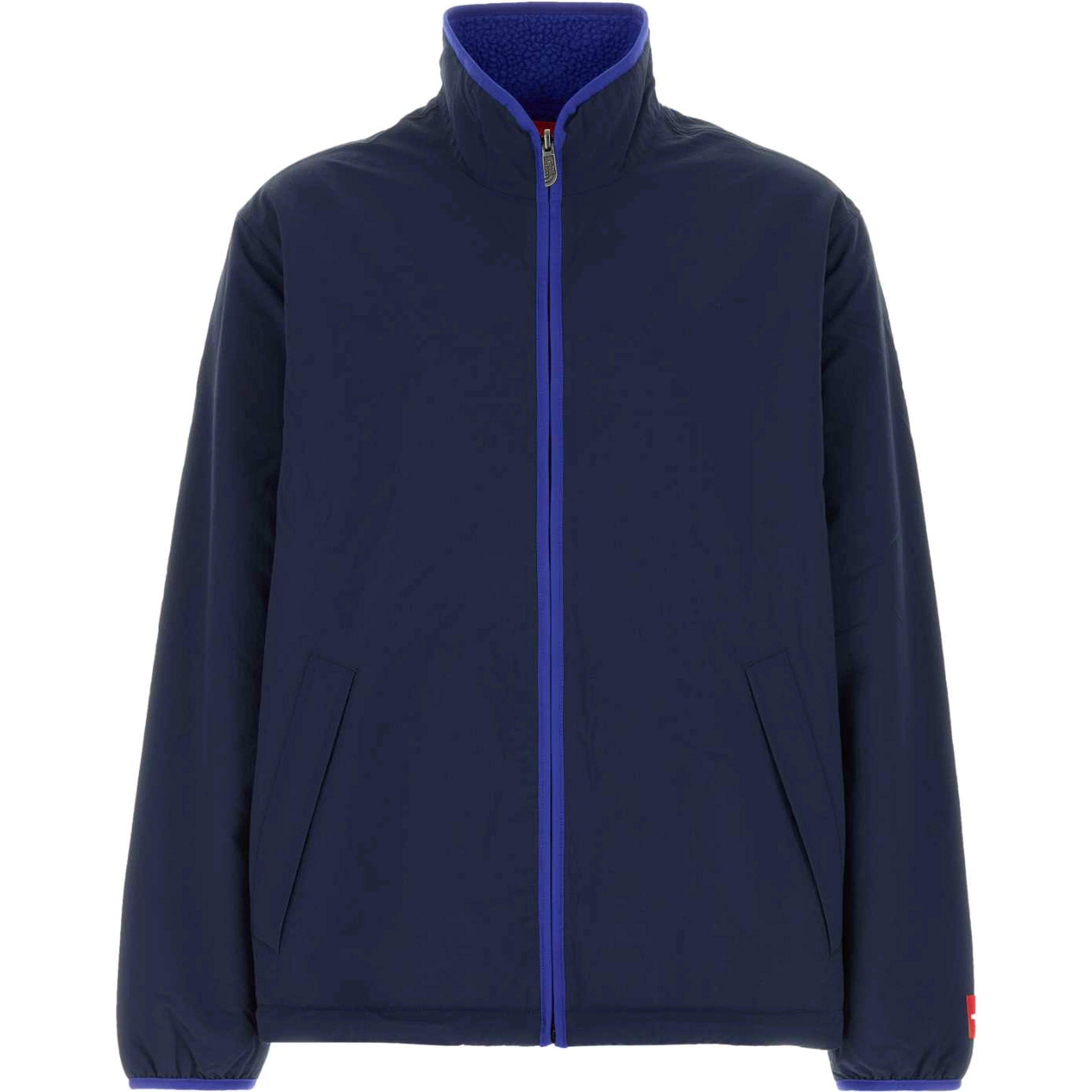 M TNF Red Box Reversible Fleece Jacket SUMMIT NAVY