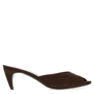 CAVE MULE BROWN NUBUCK LEATHER