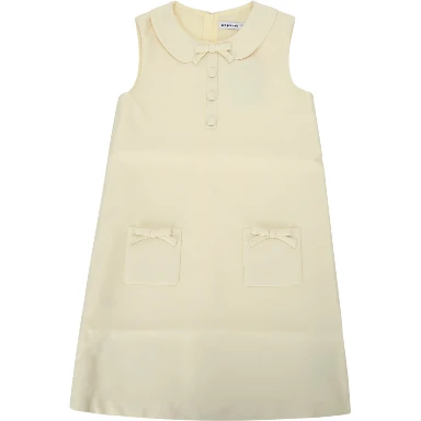 YELLOW TAFFETA SHIFT DRESS