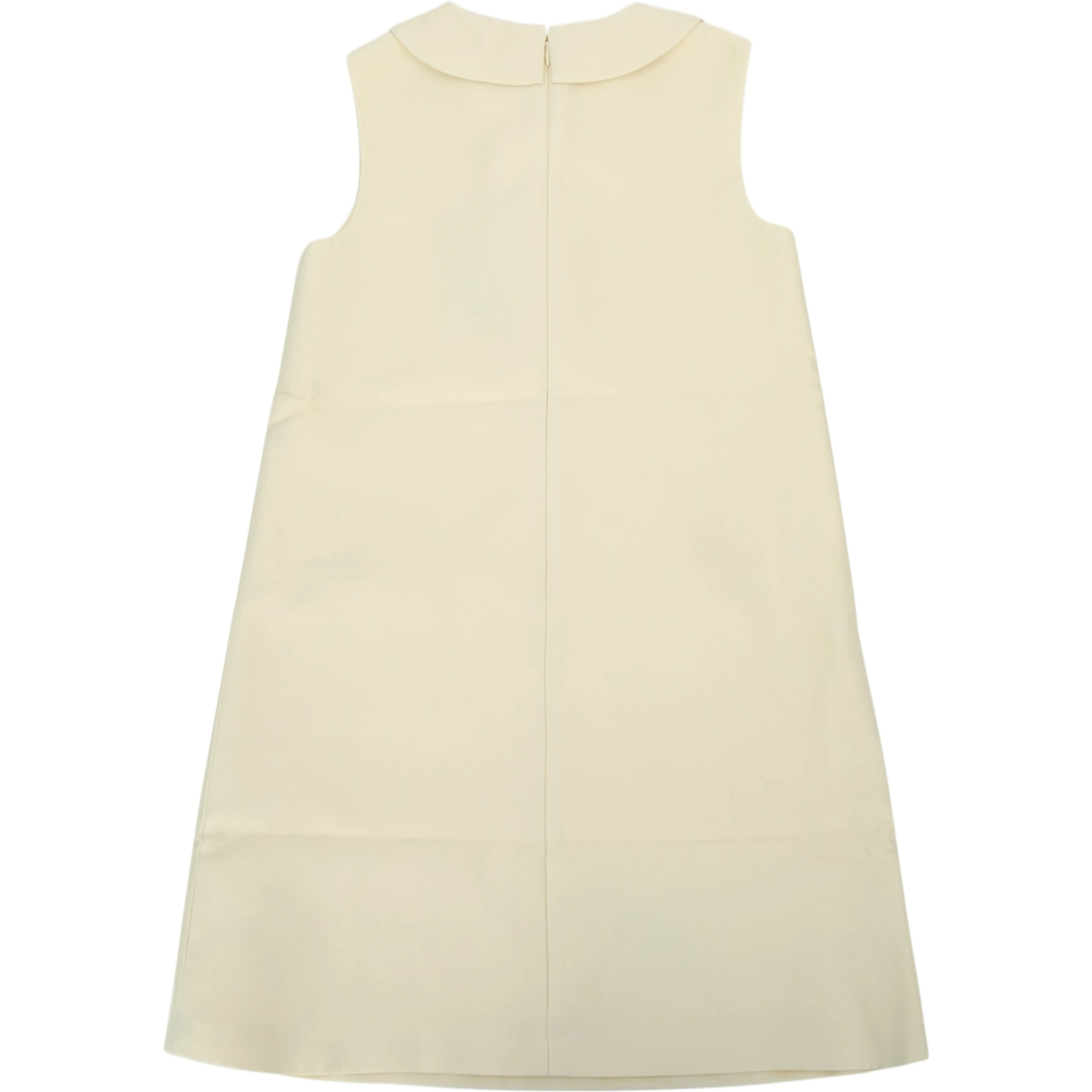 YELLOW TAFFETA SHIFT DRESS
