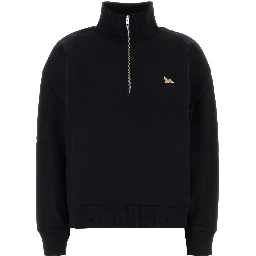 BABY FOX HALF ZIPPED SWEATSHIRT