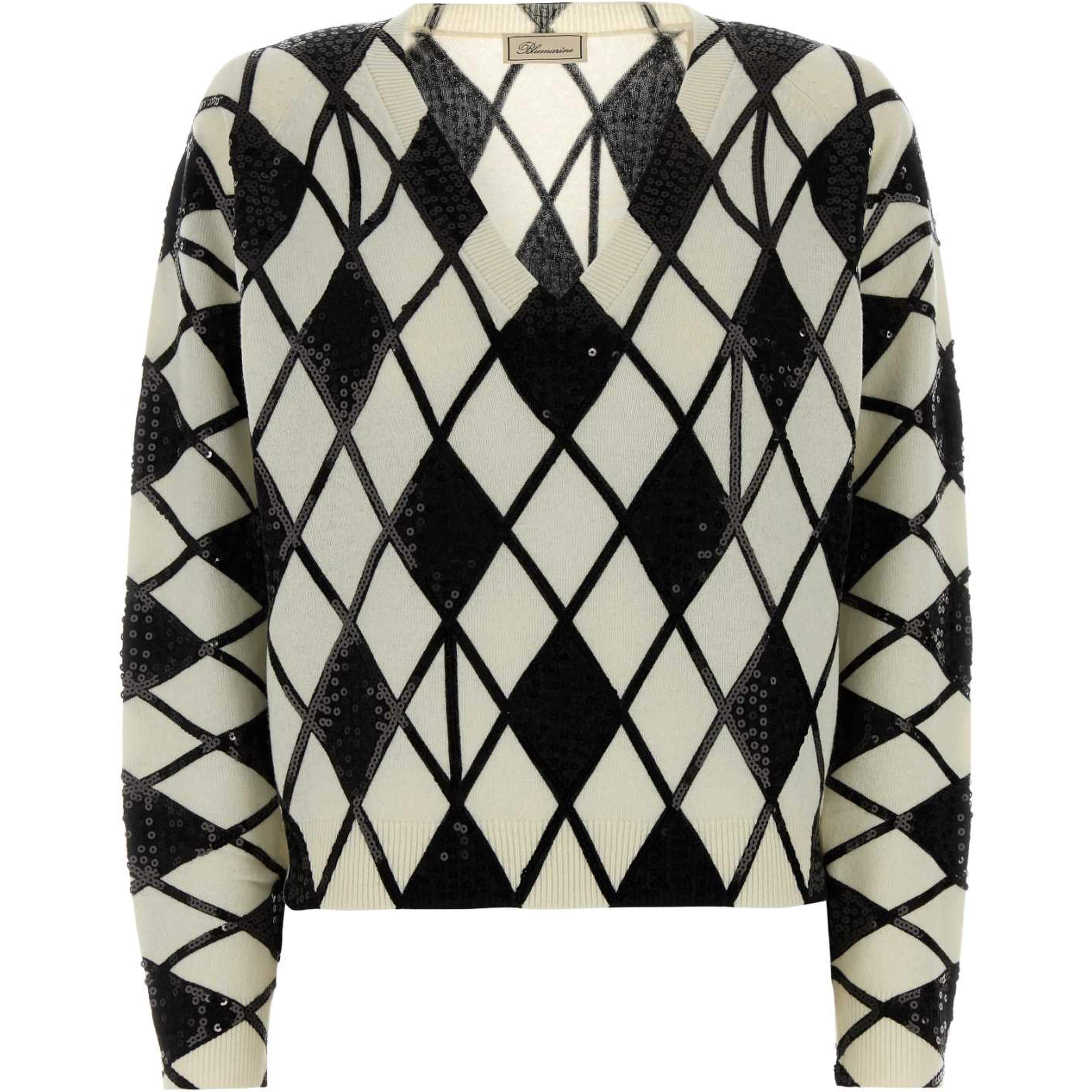 CARDIGAN DETTAGLIO GEOMETRICO