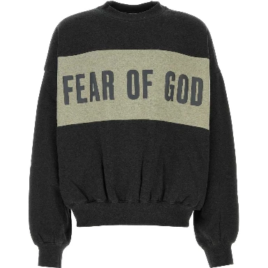 CROPPED RELAXED PANELLED SWEATSHIRT