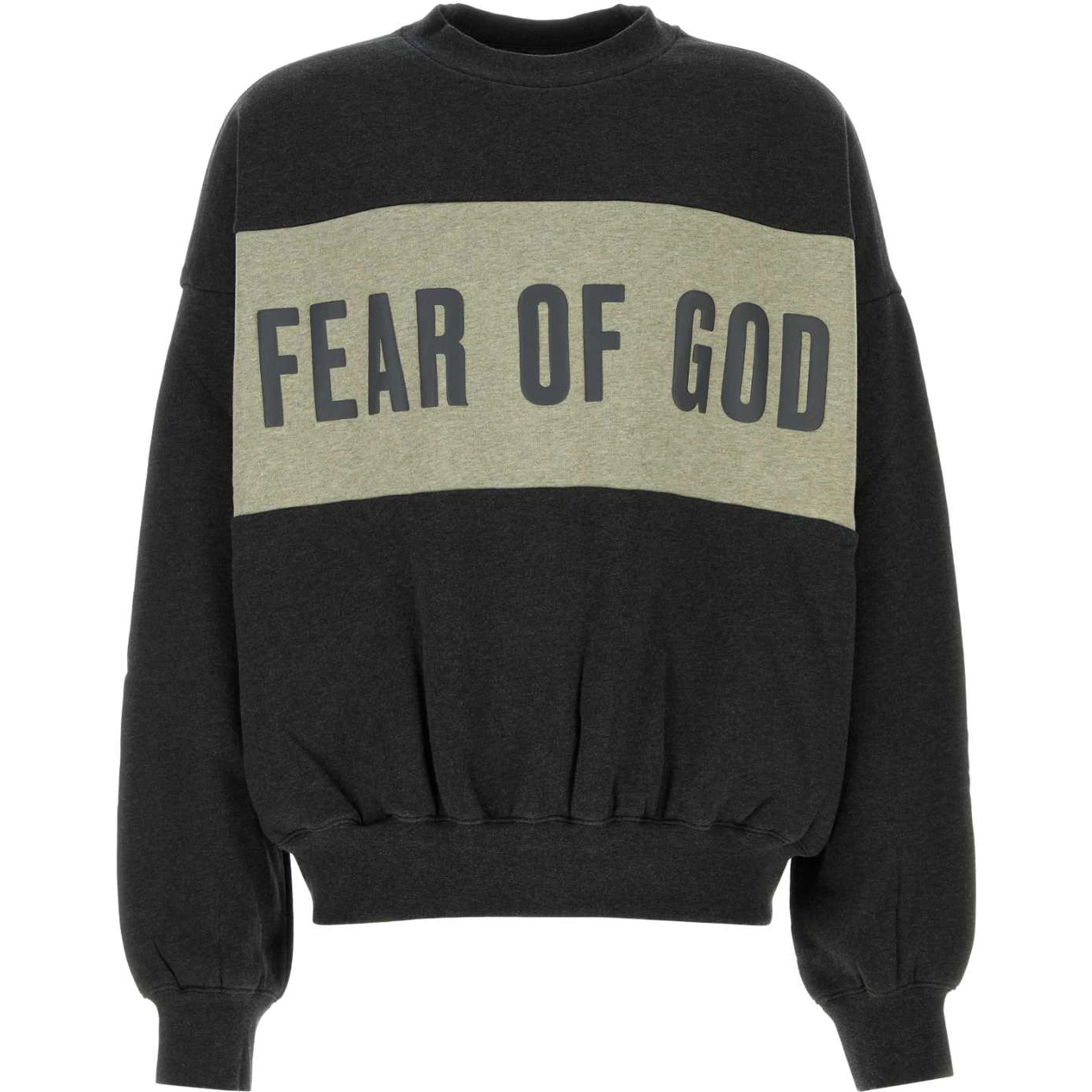 CROPPED RELAXED PANELLED SWEATSHIRT