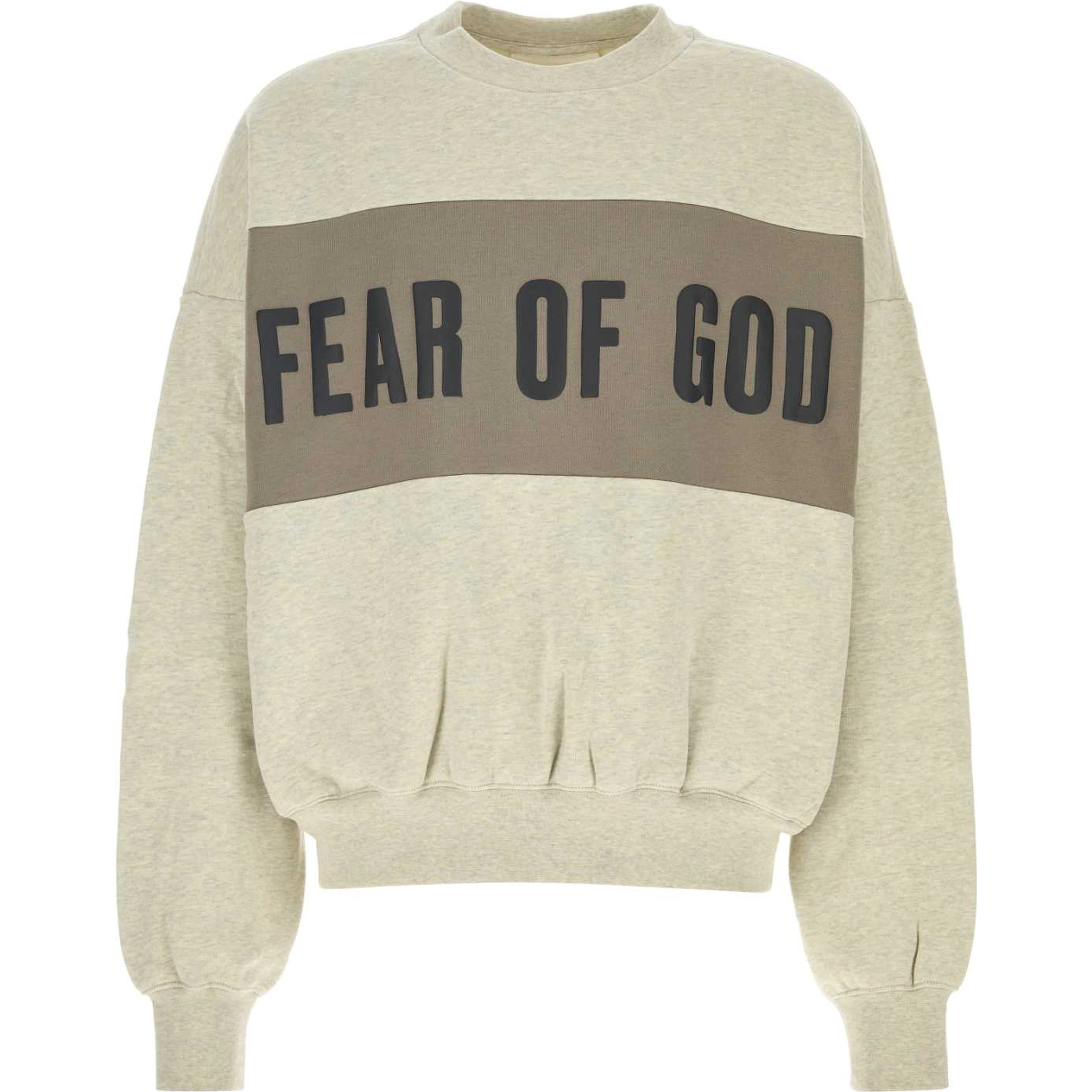 CROPPED RELAXED PANELLED SWEATSHIRT