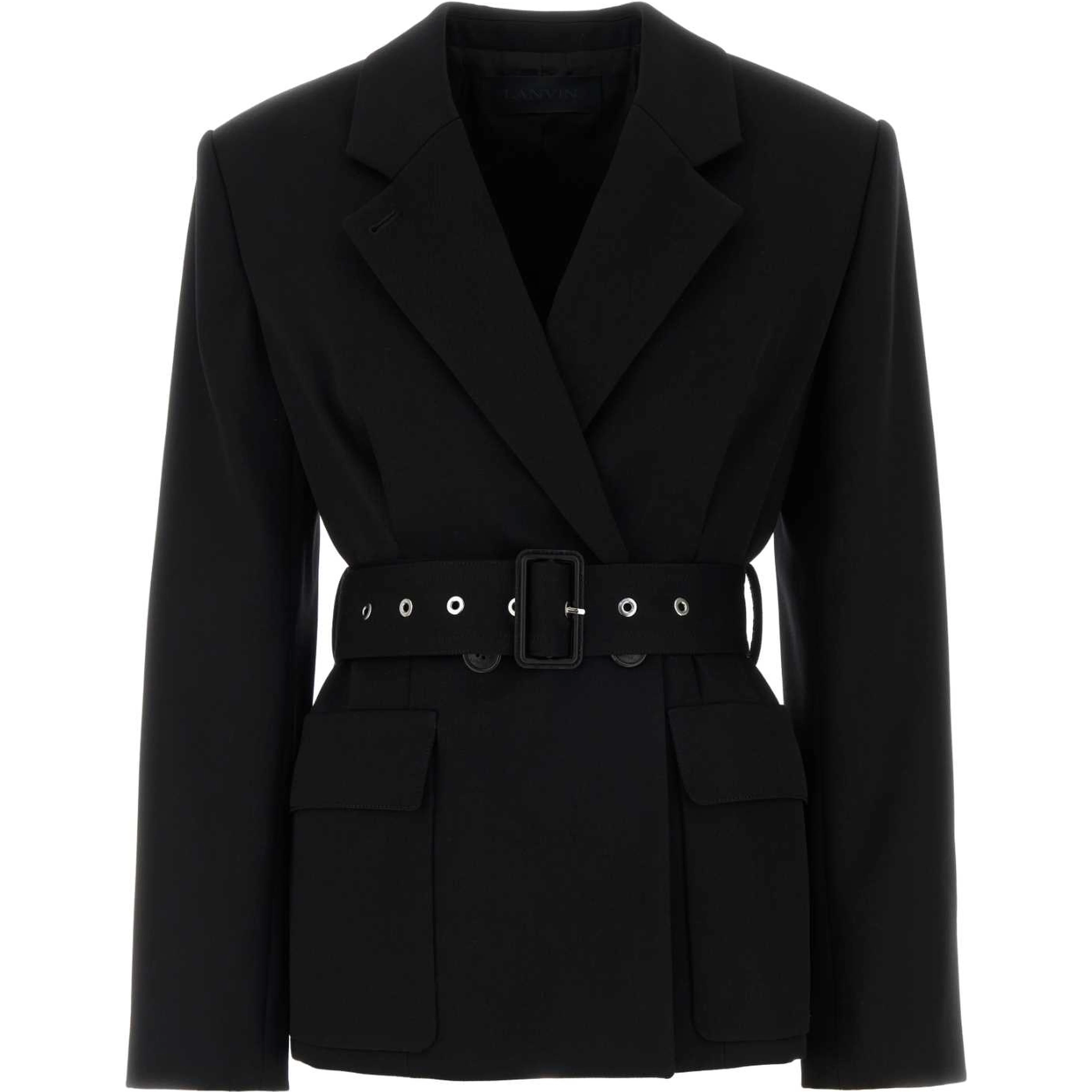GIACCA DP CINTURA E TASCHE