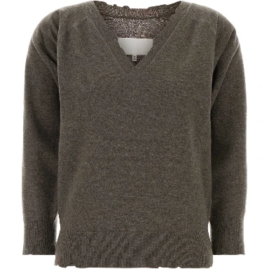 LIVED-IN KNITWEAR V-NECK SWEATER