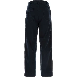 SILK NEP COTTON TWILL DECK PANTS