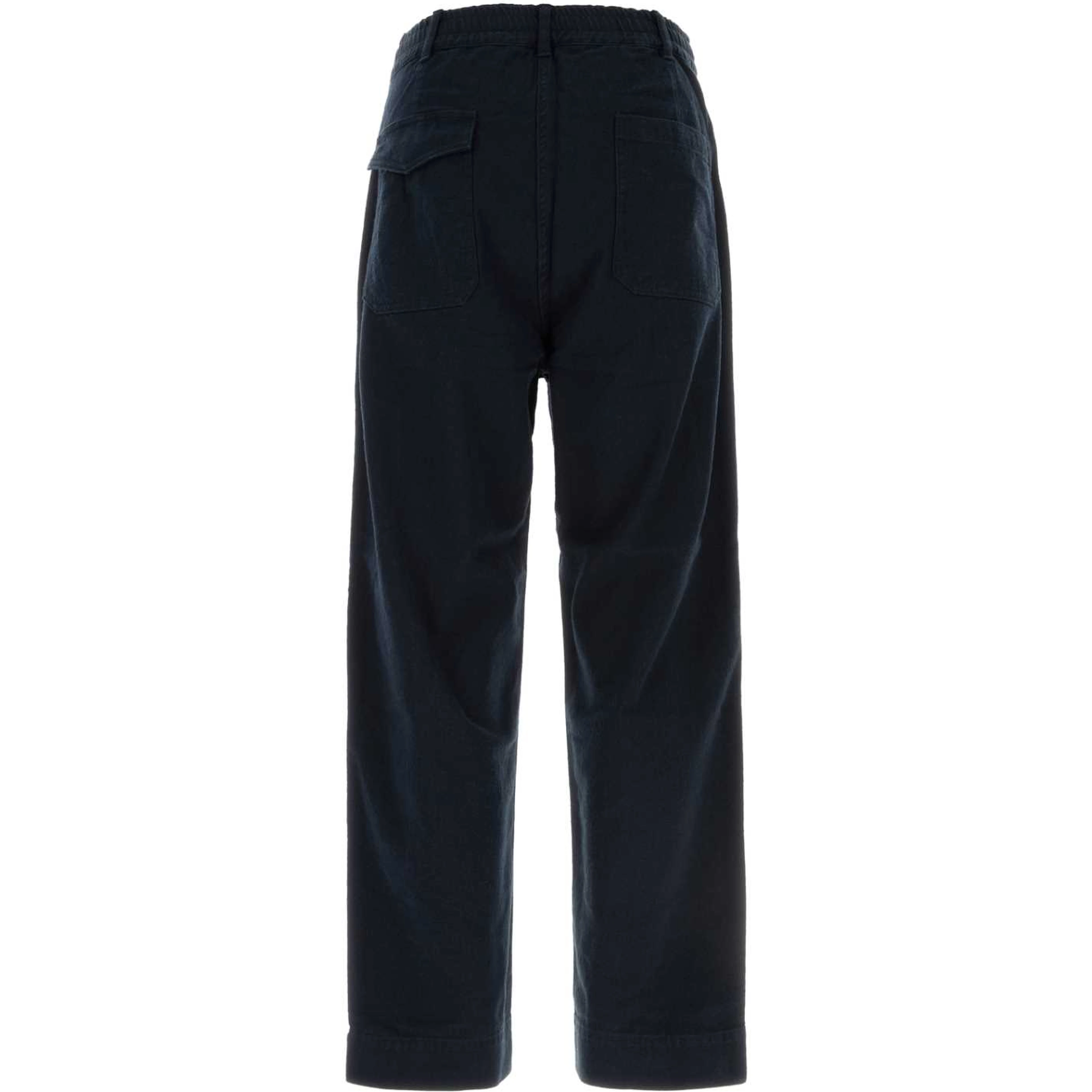 SILK NEP COTTON TWILL DECK PANTS