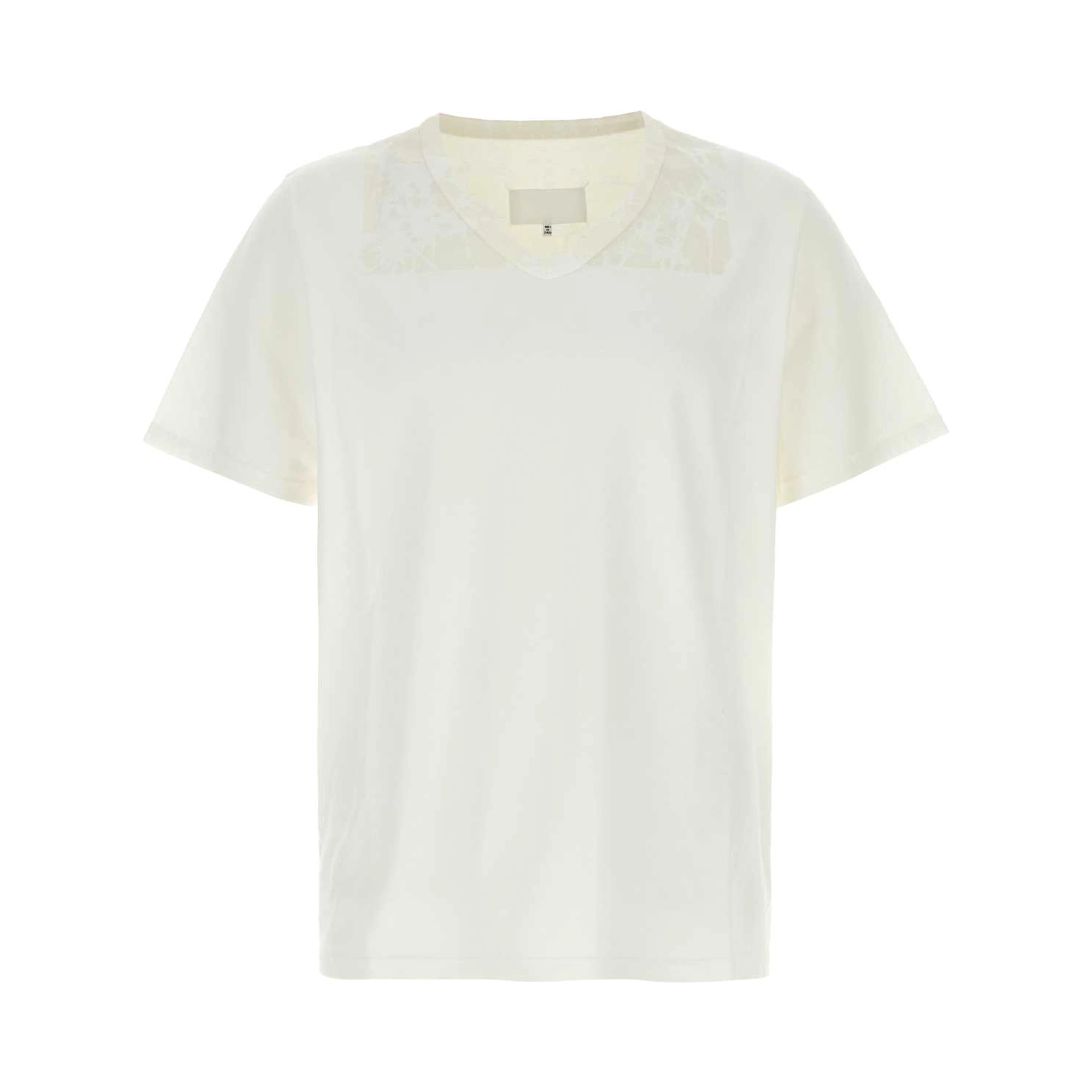 V-NECK WAX T-SHIRT