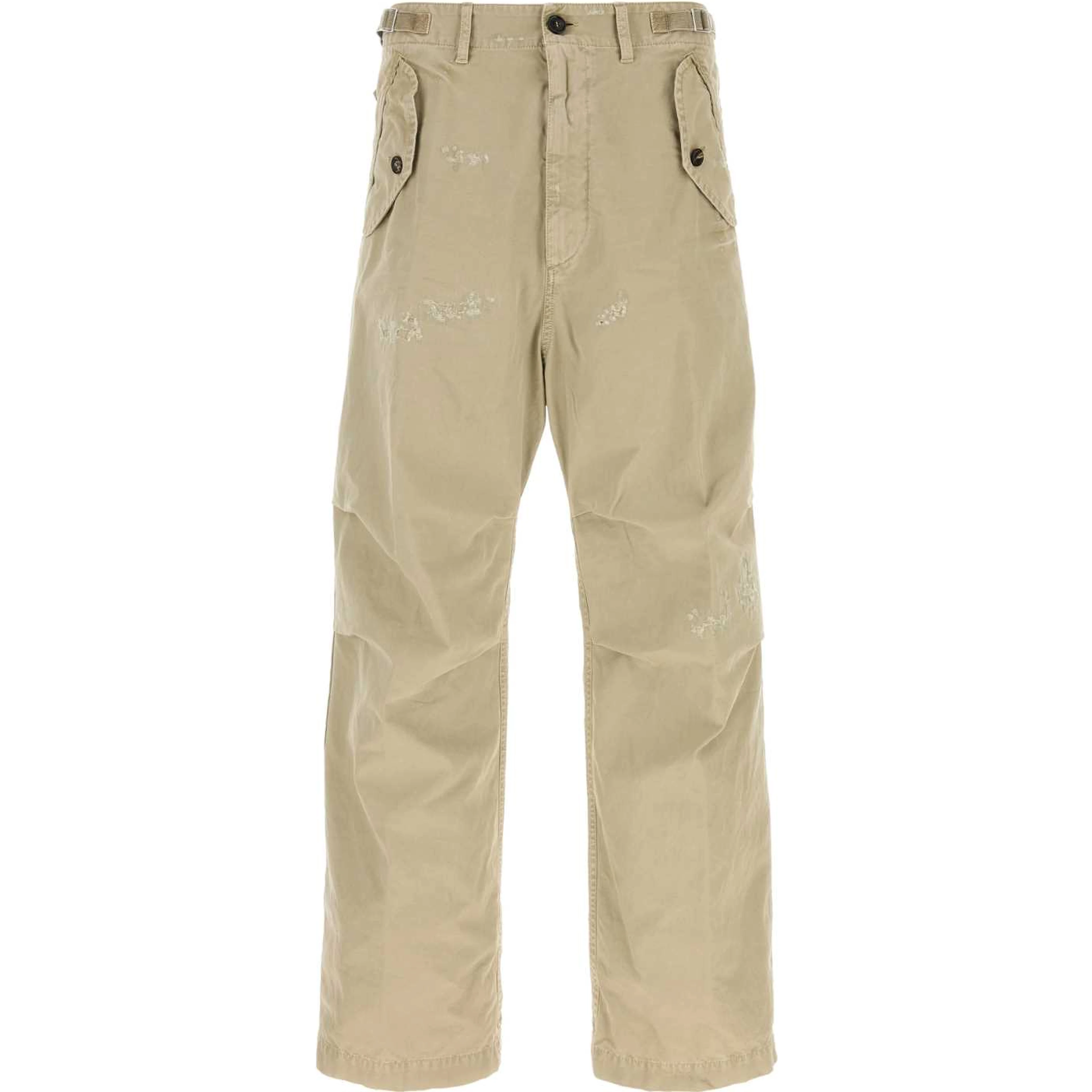 GARMENT DYED UTILITY WIDE PANT