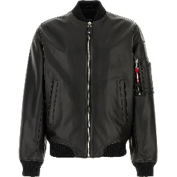 LEATHER BOMBER