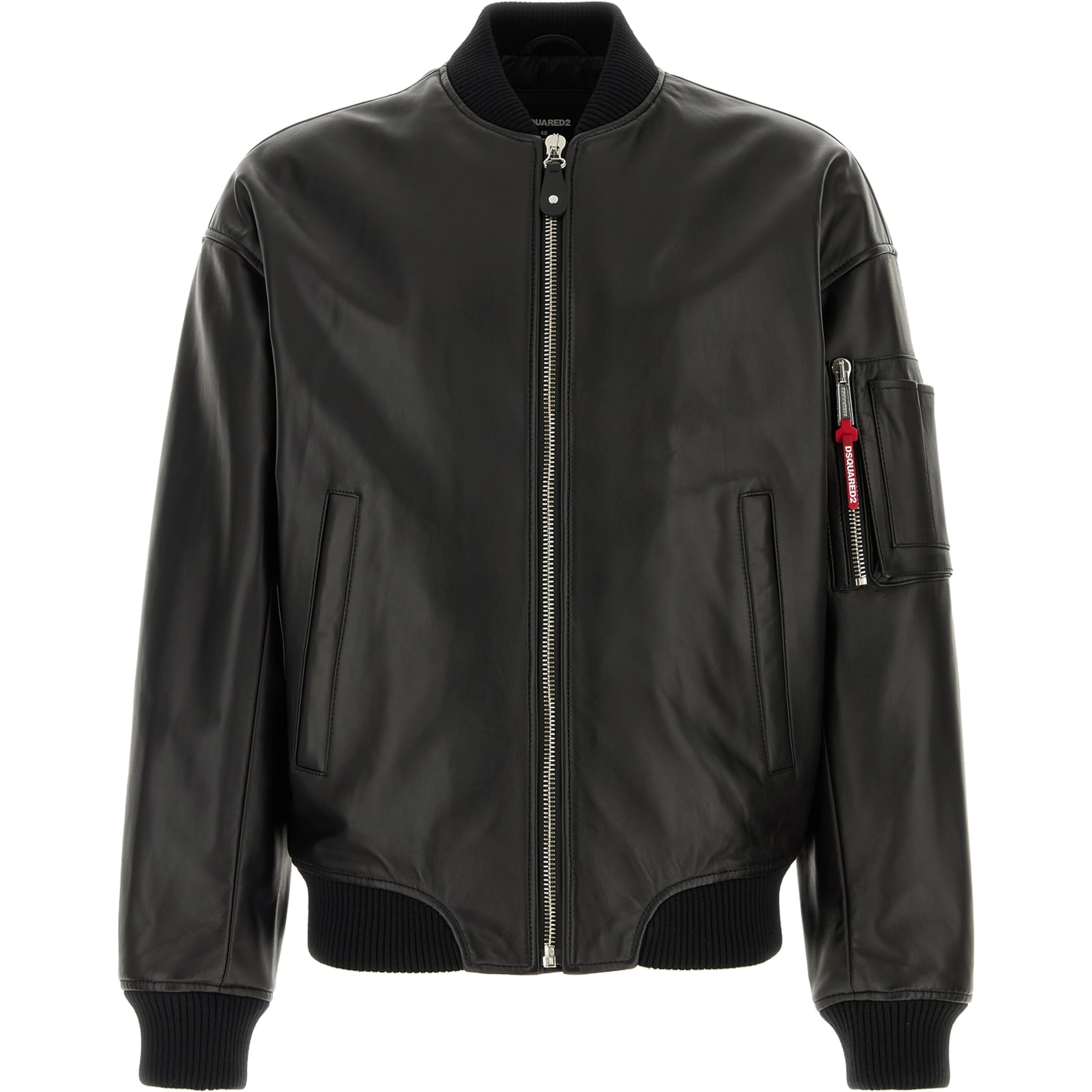 LEATHER BOMBER