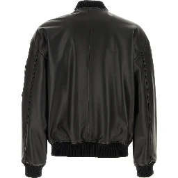 LEATHER BOMBER