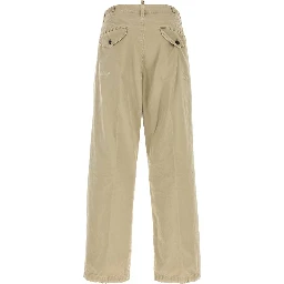 GARMENT DYED UTILITY WIDE PANT